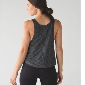 Lululemon Rush Hour Tank Heathered Black